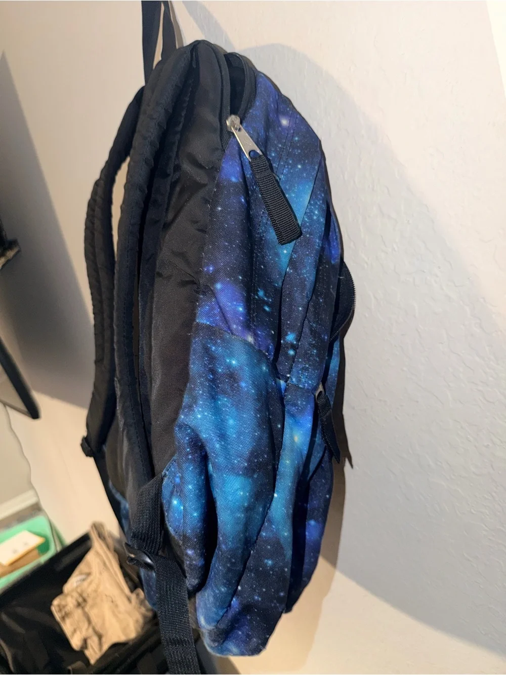 JanSport Galaxy Print Backpack Blue Space School Laptop Travel Book Bag